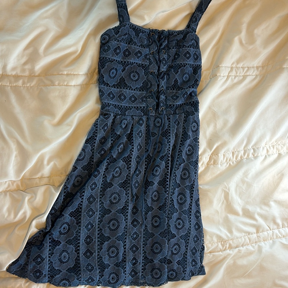 Blue Laced Dress